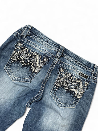 Vintage Misse Me y2k Bootcut Damenjeans (L)
