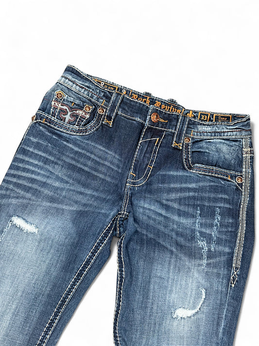 Vintage Rock Revival y2k Jeans (L)