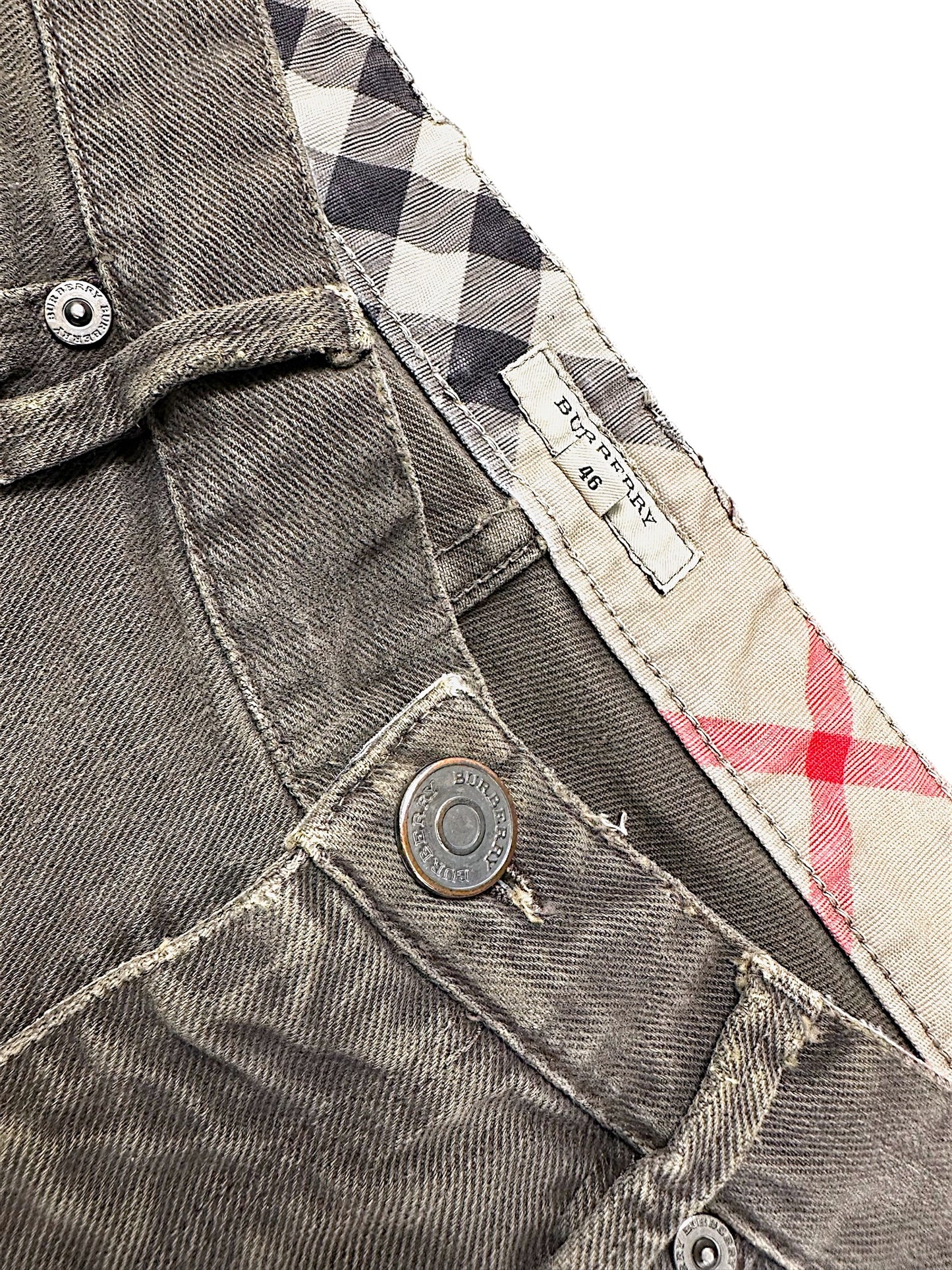 Vintage Burberry Y2K Straight Leg Jeans (S)