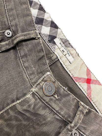 Vintage Burberry Y2K Straight Leg Jeans (S)