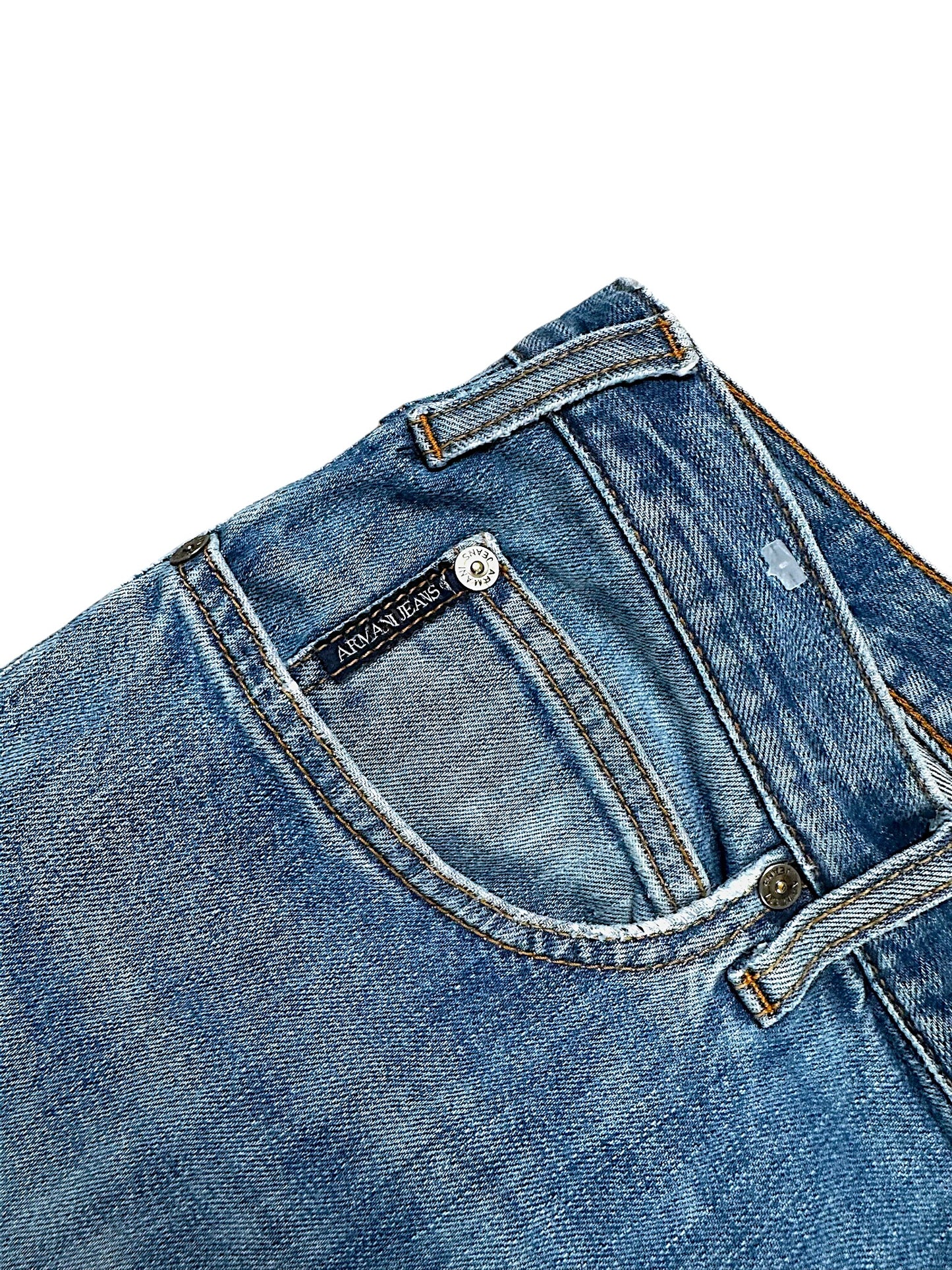 Vintage Armani Straight Leg Jeans (S)