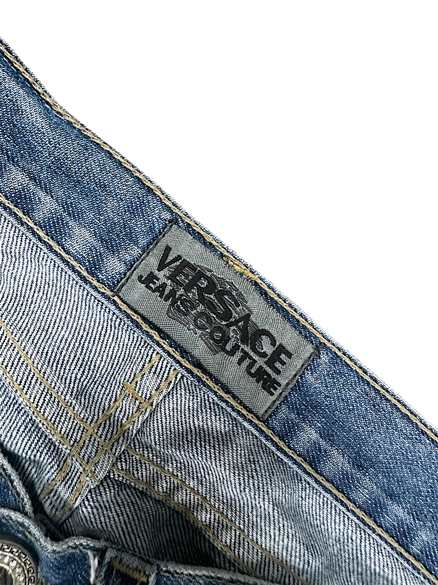 Vintage Versace Y2K Flared Jeans (S)