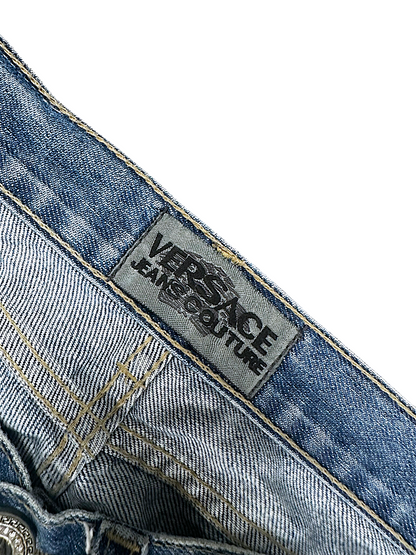 Vintage Versace Y2K Flared Jeans (S)