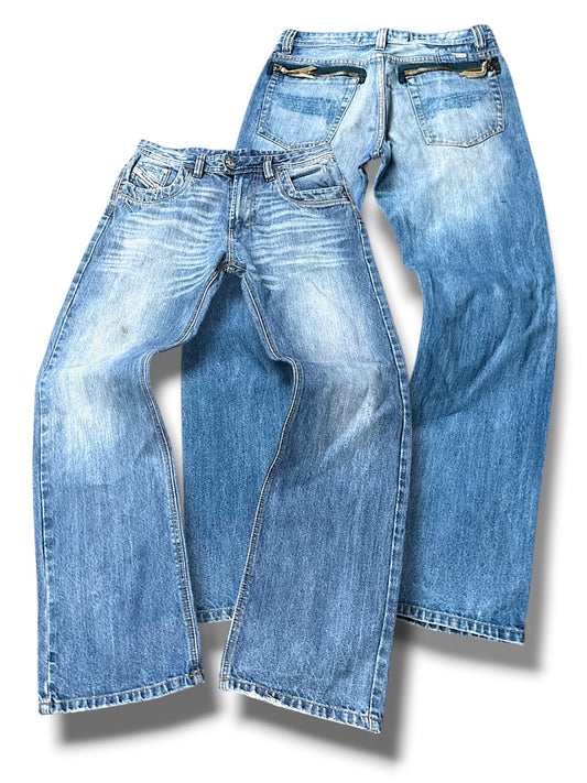 Vintage Diesel Y2K Straight Leg Jeans (M)