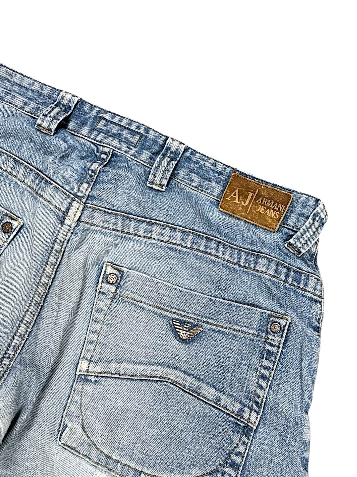 Vintage Armani Straight Leg Jeans (S)