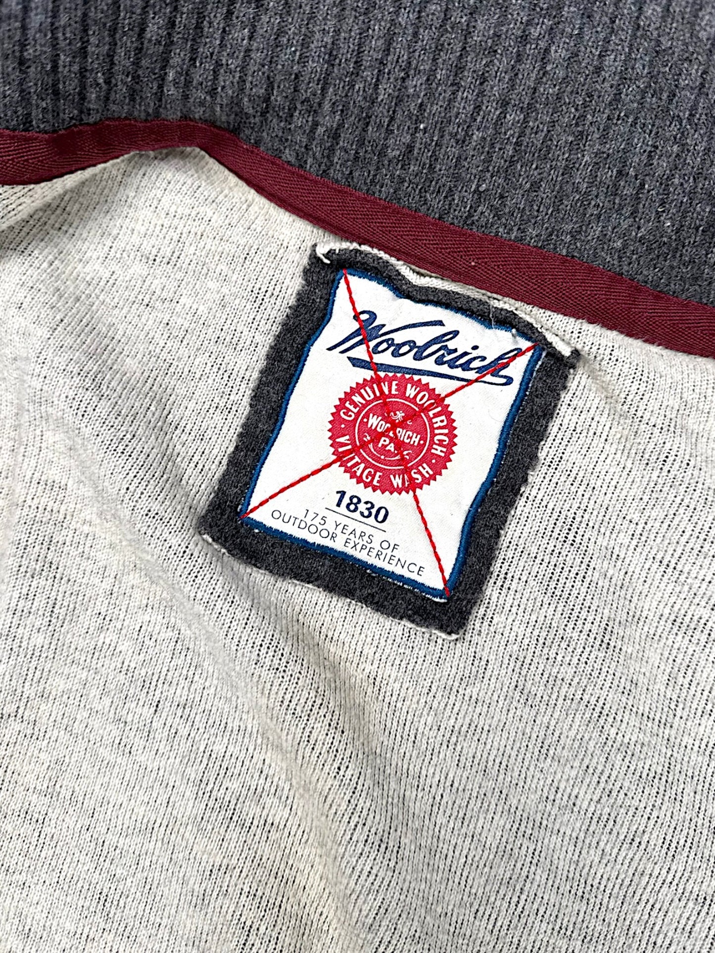 Vintage Woolrich Y2K Zip-Pullover (S)
