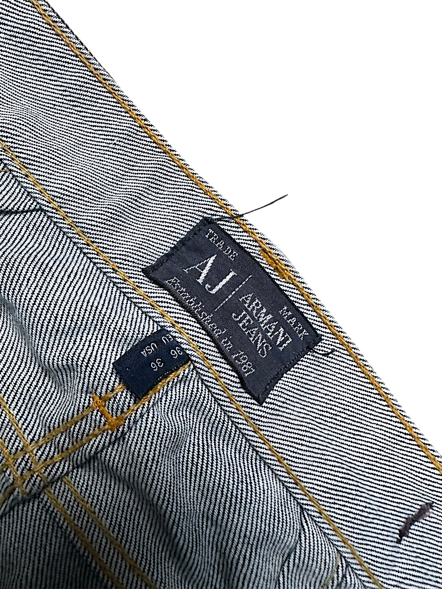 Vintage Armani Straight Leg Jeans (XL)