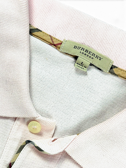 Vintage Burberry Y2K Polo (L)