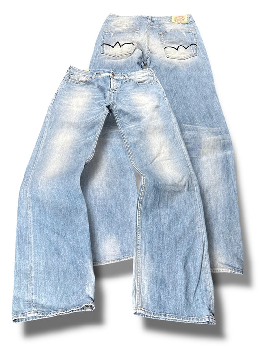 Vintage Japan Rags straight leg Jeans (L)