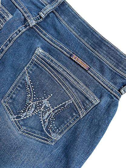 Vintage Y2K Low Waist Bootcut / Flared Damenjeans (S)