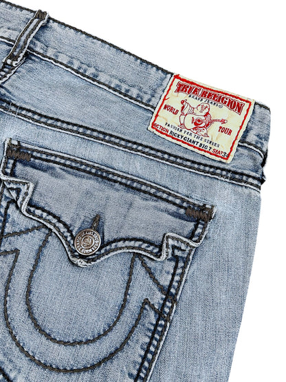 Vintage True Religion Y2K Baggy/Flared Jeans (M)