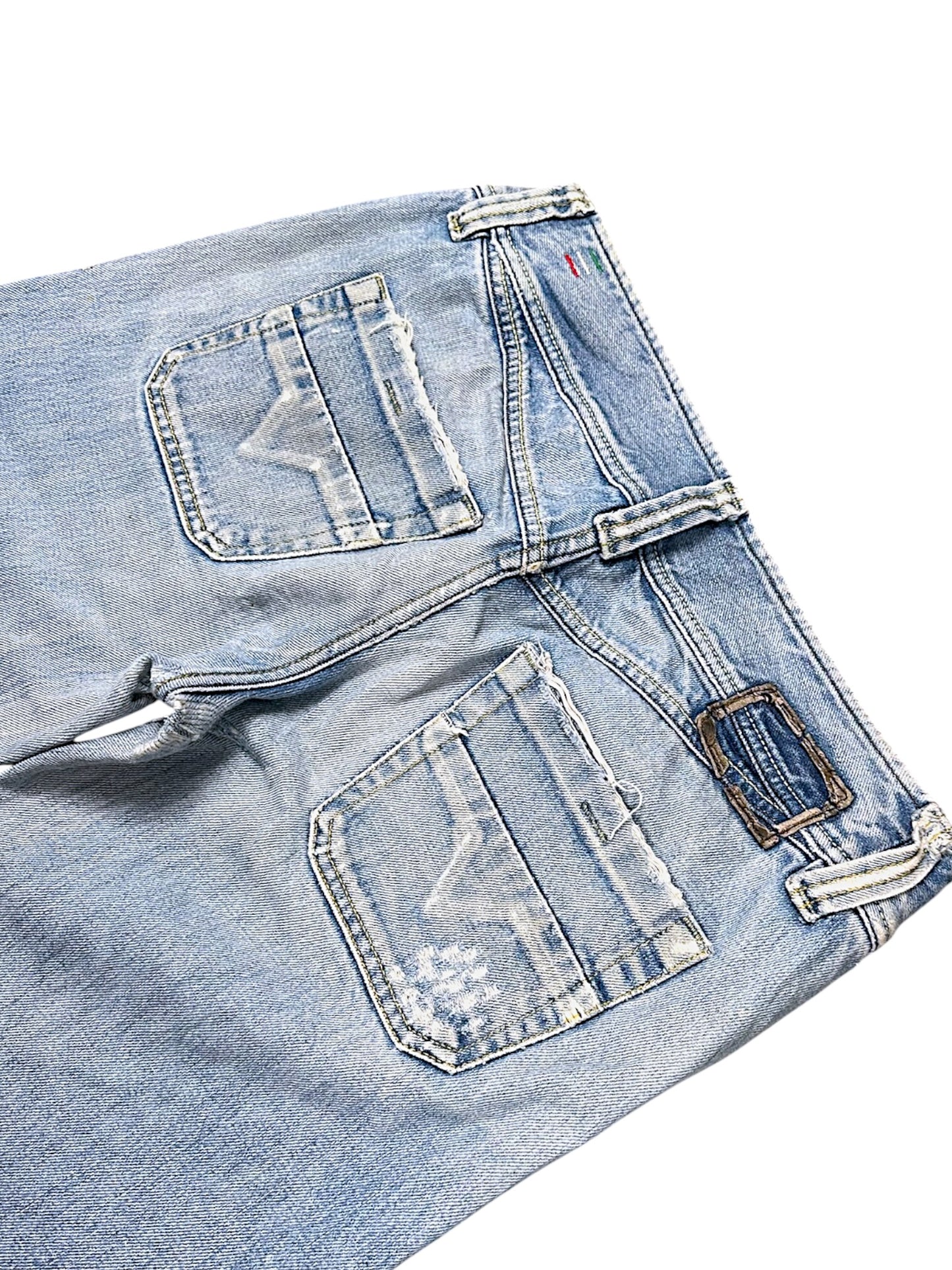 Vintage Diesel Y2K Flared Jeans (M)