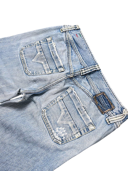 Vintage Diesel Y2K Flared Jeans (M)