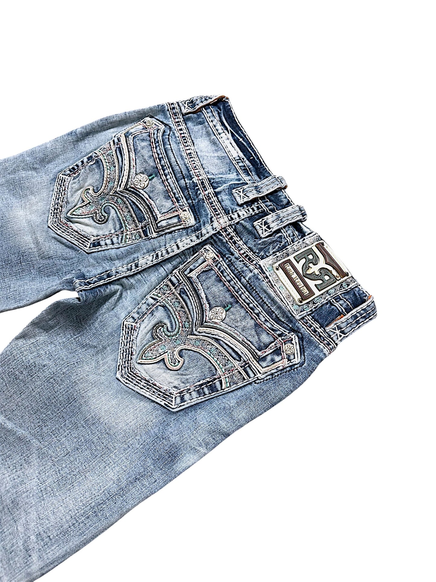 Vintage Rock Revival Y2K Straight Leg Jeans (S)