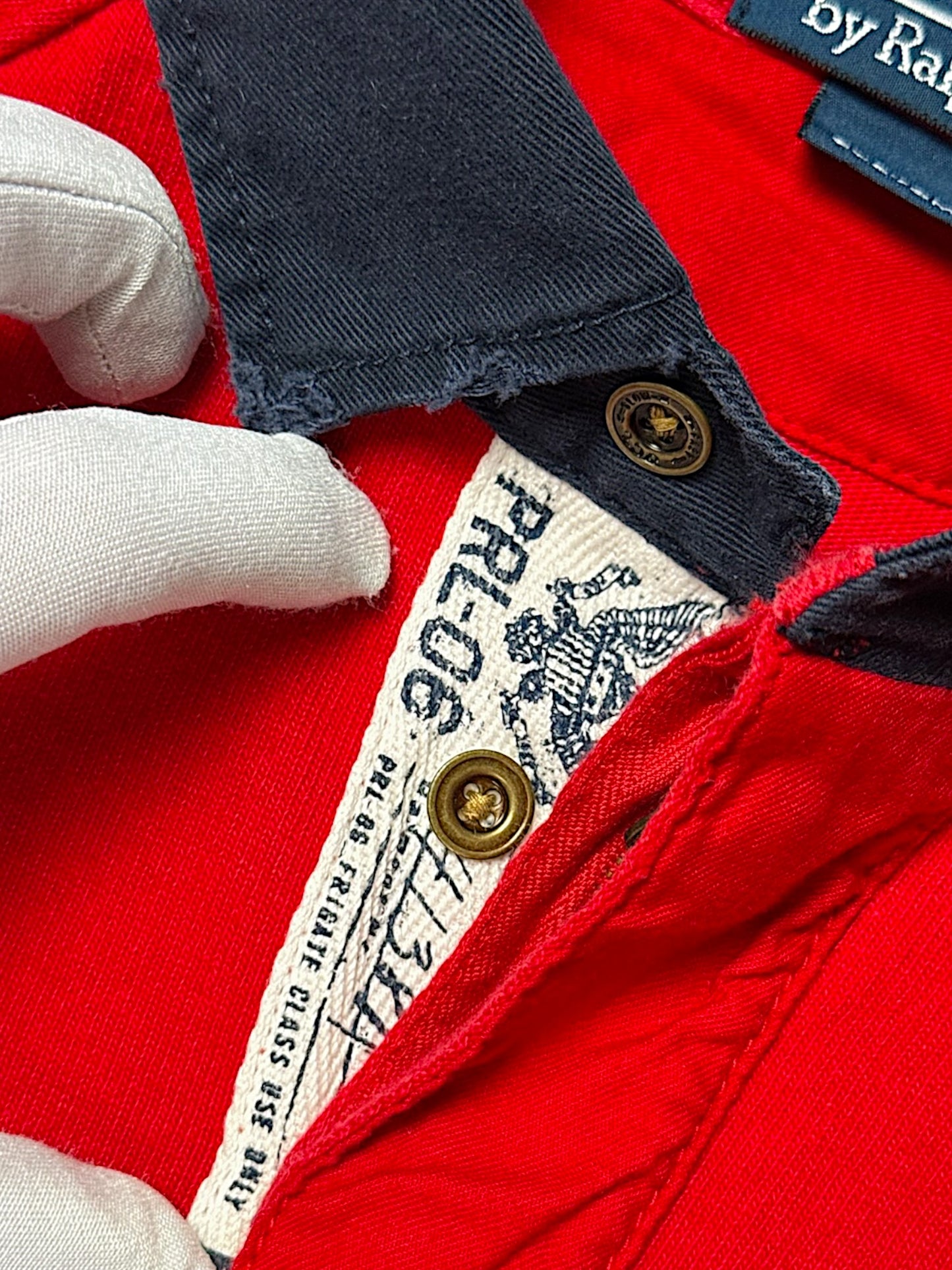 Vintage Ralph Lauren Y2K Langarm Polo (L)