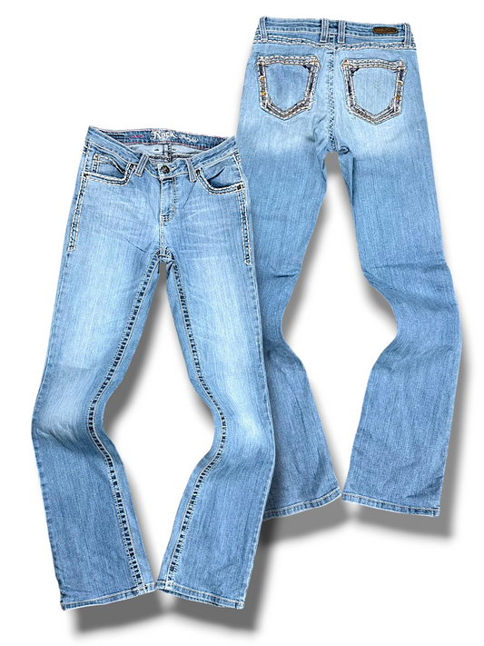 Vintage Wrangler Y2K Bootcut / Flared Damenjeans (XL)