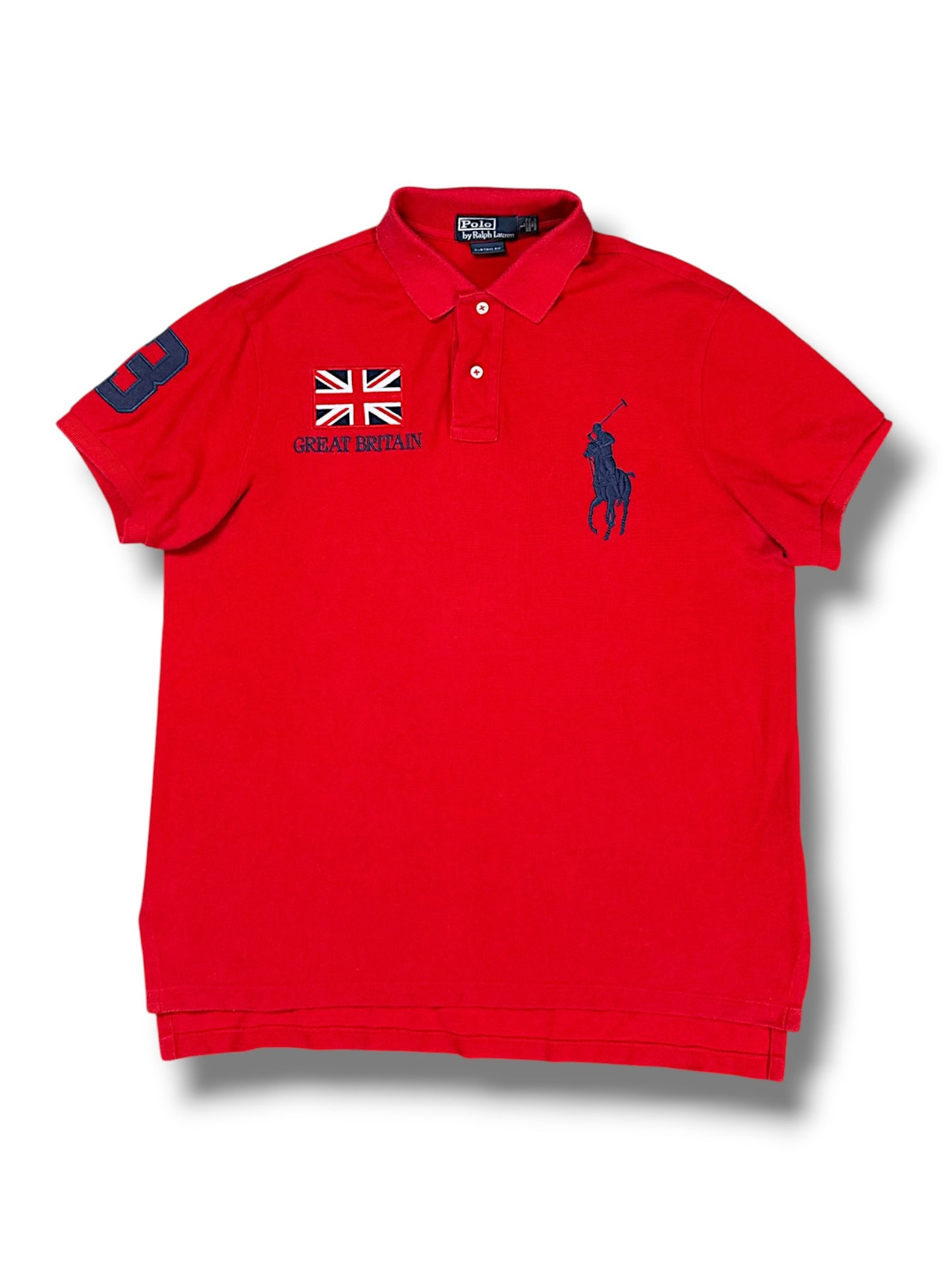 Vintage Ralph Lauren Y2K „UK“ Polo (L)