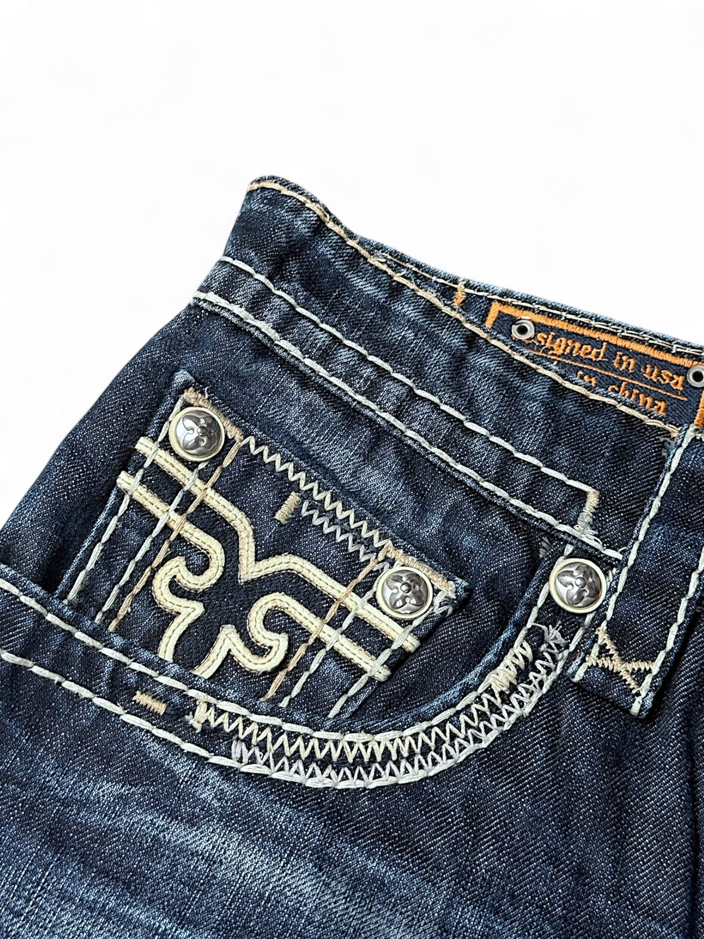 Vintage Rock Revival y2k Jeans (L)