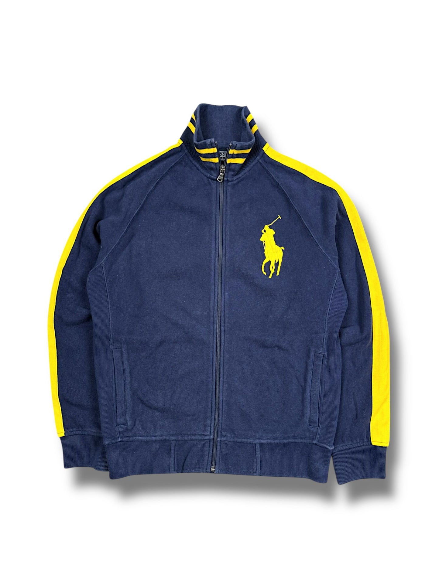Vintage Ralph Lauren „Big Pony“ Zip-Pullover (S)