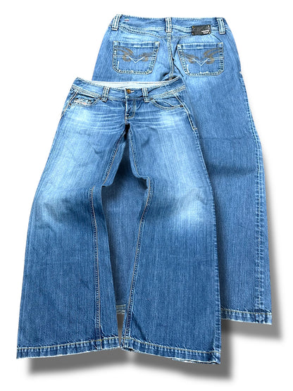 Vintage Diesel Y2K Flared Damenjeans (L)