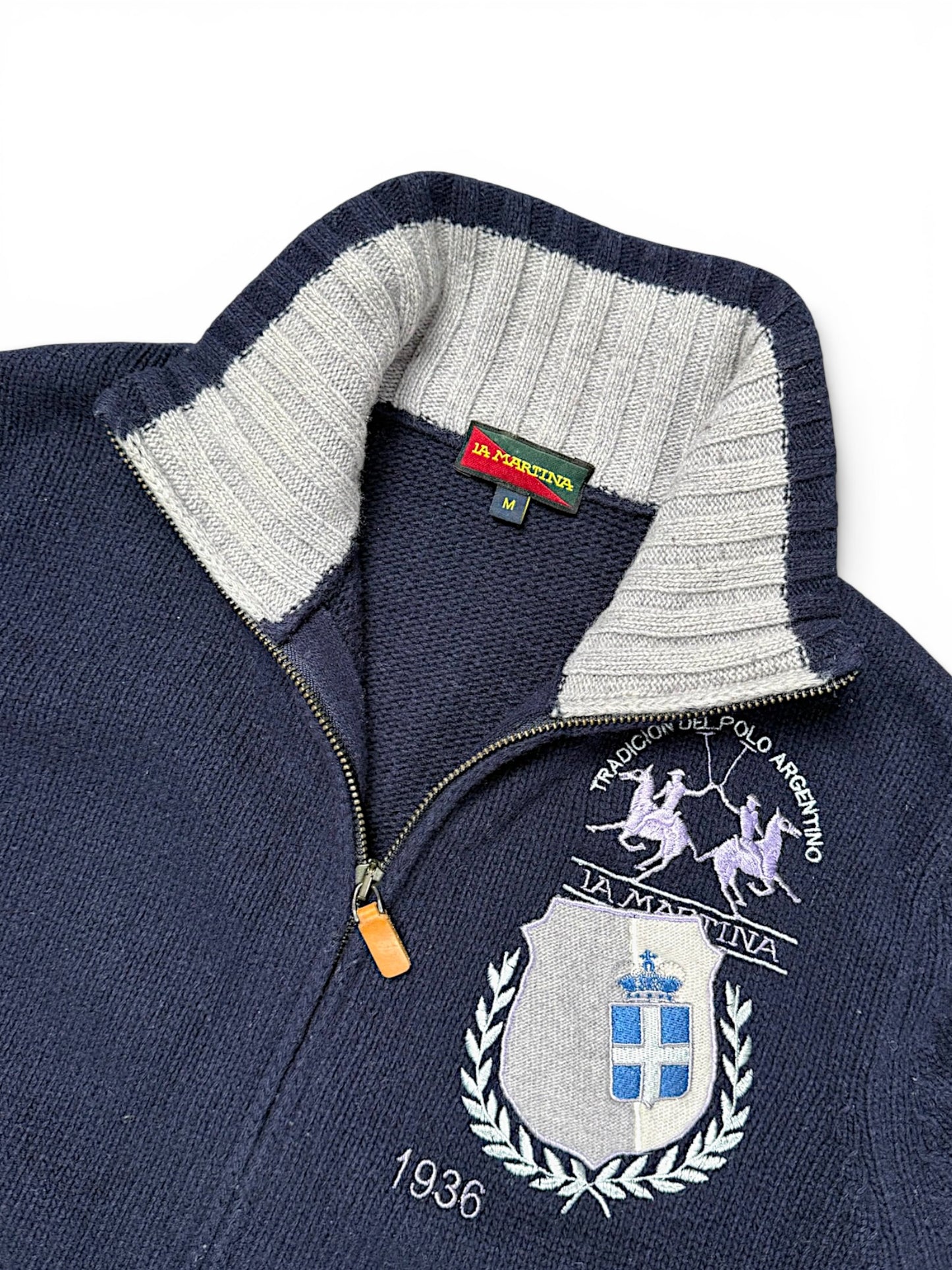 Vintage La Martina Y2K Zip-Pullover (M)