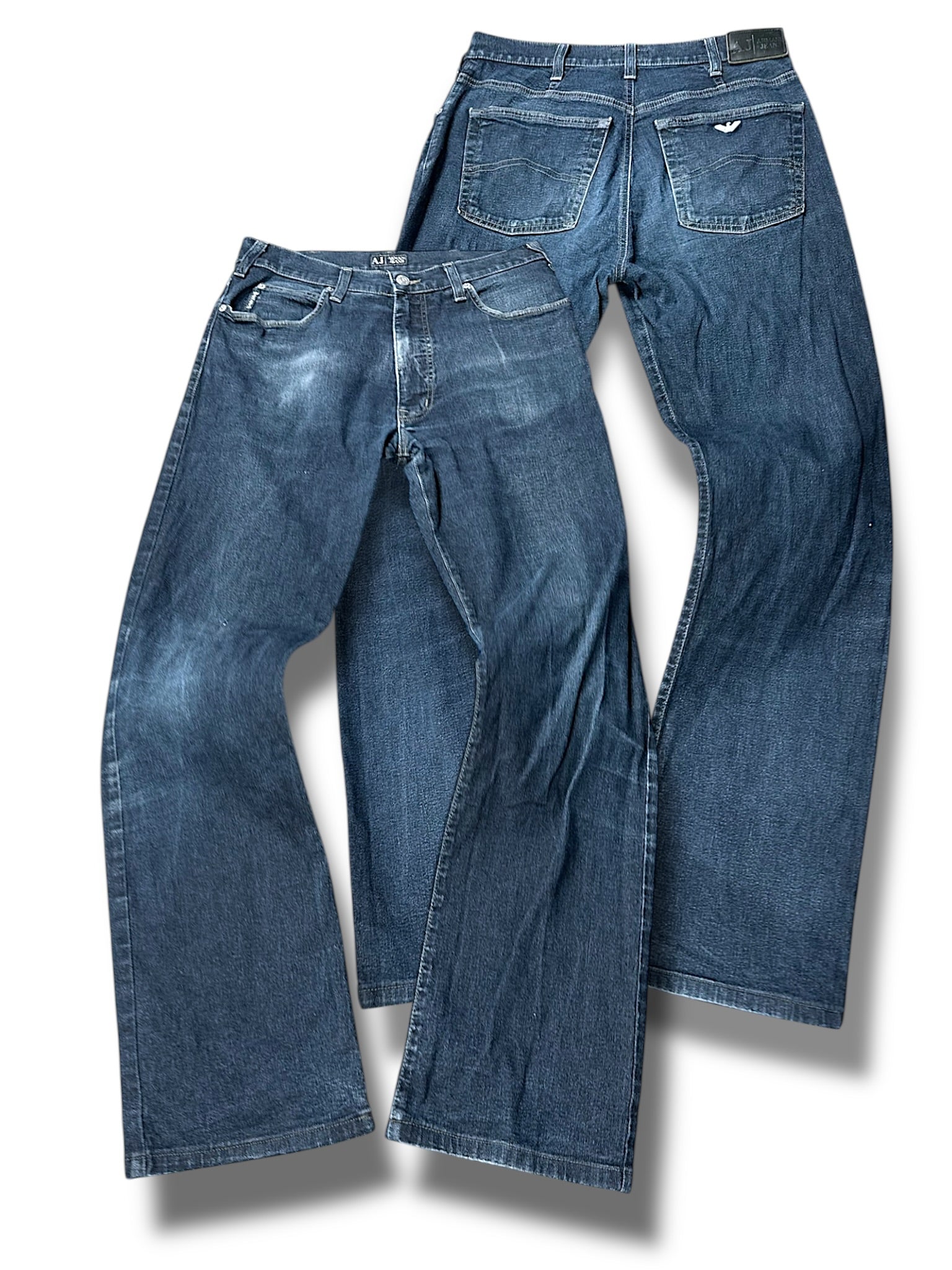 Vintage Armani Straight Leg Jeans (M)