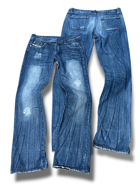 Vintage Diesel Y2K Flared Jeans (L)