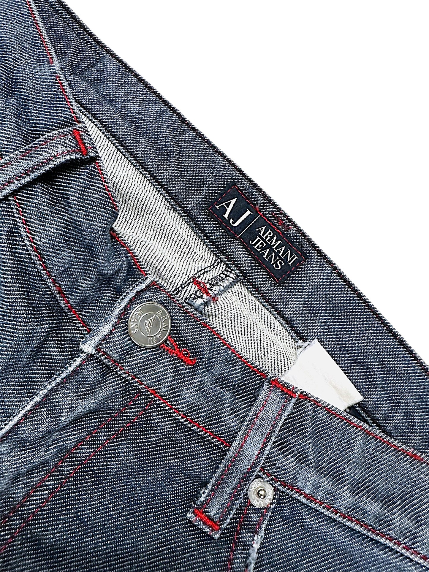 Vintage Armani Y2K Low Waist Bootcut Damenjeans (M)