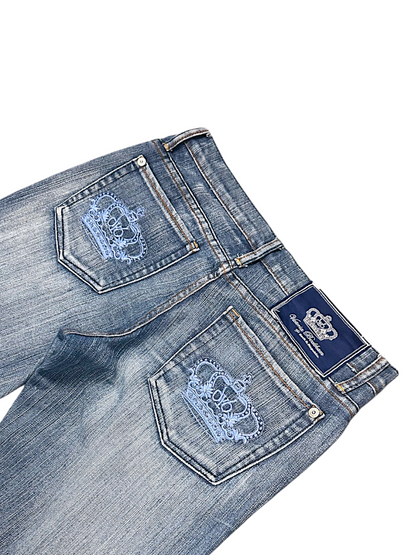 Vintage Victoria Beckham Y2K Low Waist Flared Damenjeans (L)