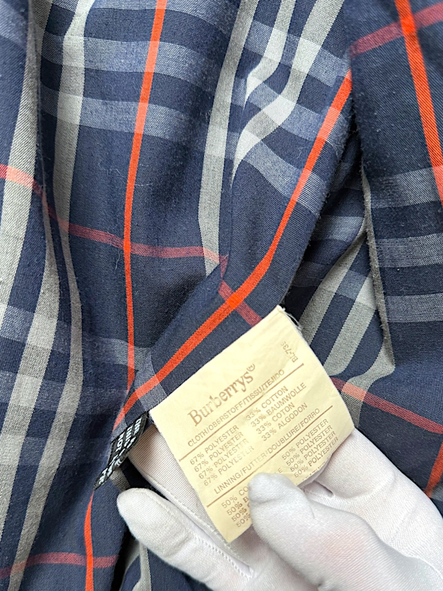 Vintage Burberry Harrington Jacke (L)
