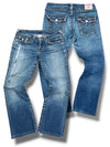 Vintage True Religion Y2K Bootcut / Flared Damenjeans (S)