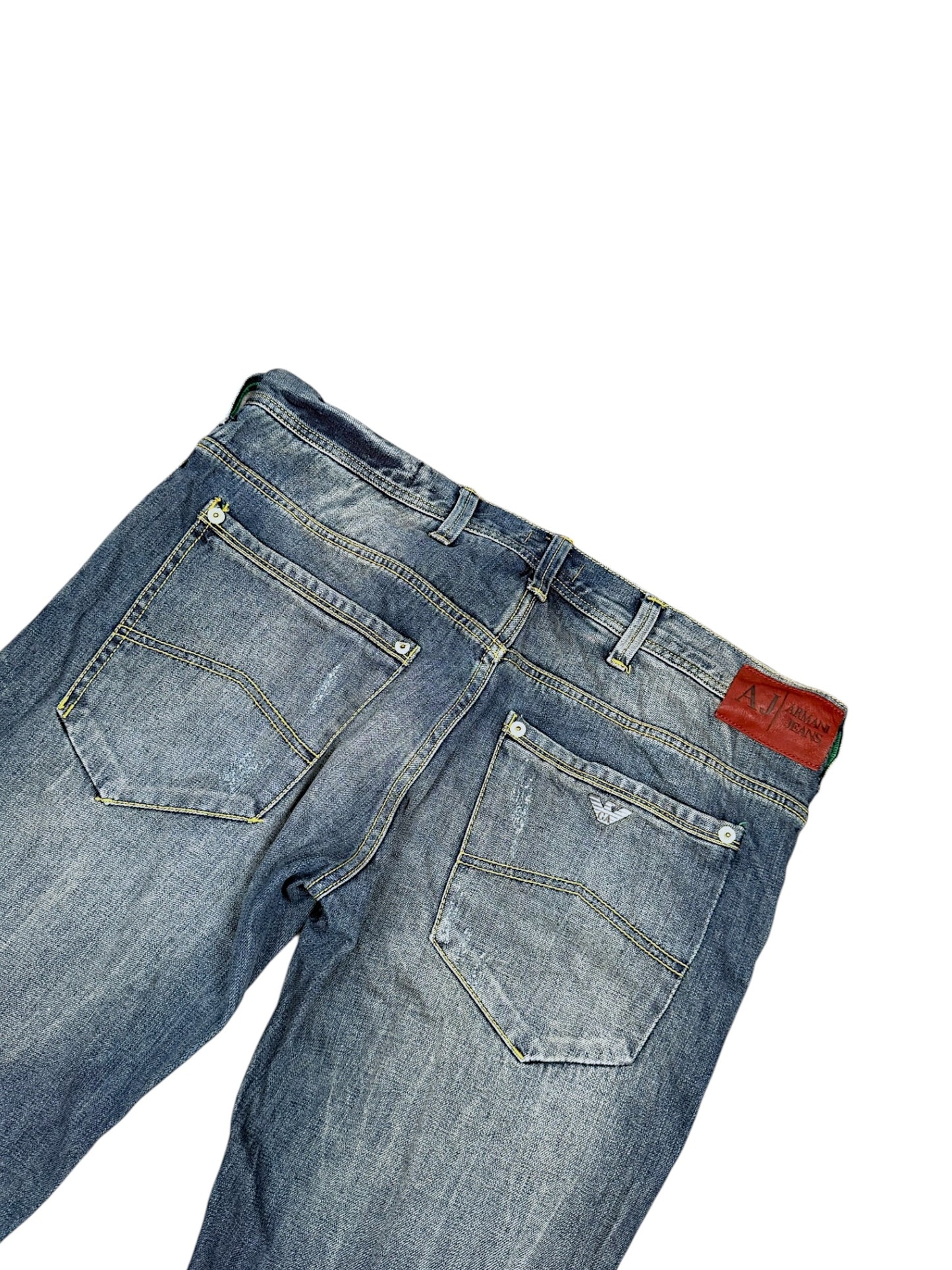 Vintage Armani Straight Leg Jeans (XL)