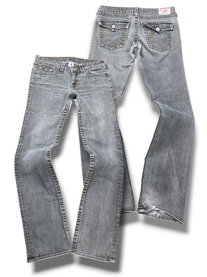 Vintage True Religion Y2K Low Waist Bootcut Damenjeans (XL)