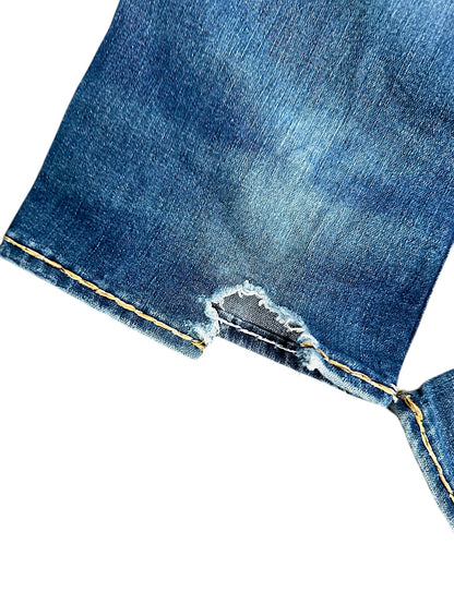 Vintage True Religion Y2K Low Waist Bootcut Damenjeans (M)