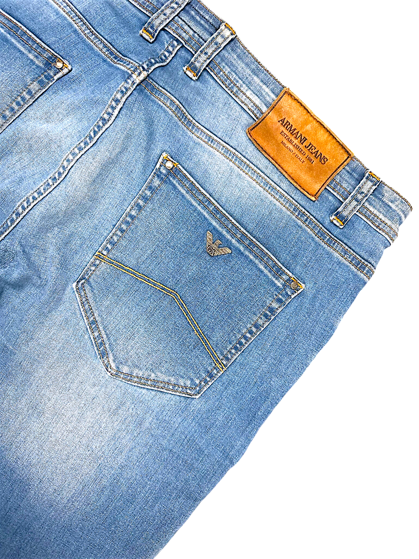 Vintage Armani Straight Leg Jeans (XXL)
