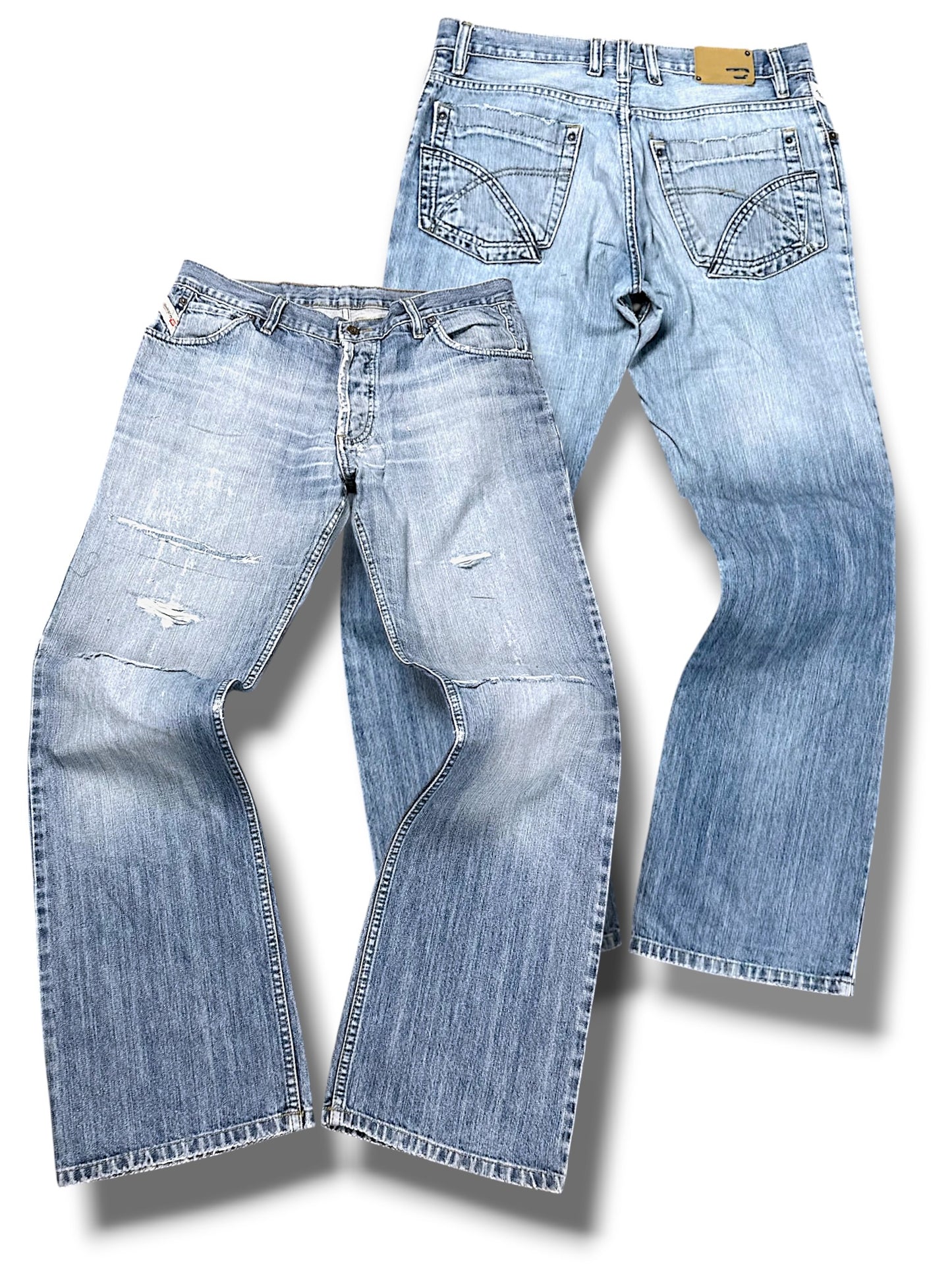 Vintage Diesel Y2K Baggy Jeans (M)
