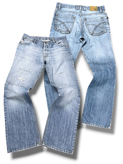 Vintage Diesel Y2K Baggy Jeans (M)