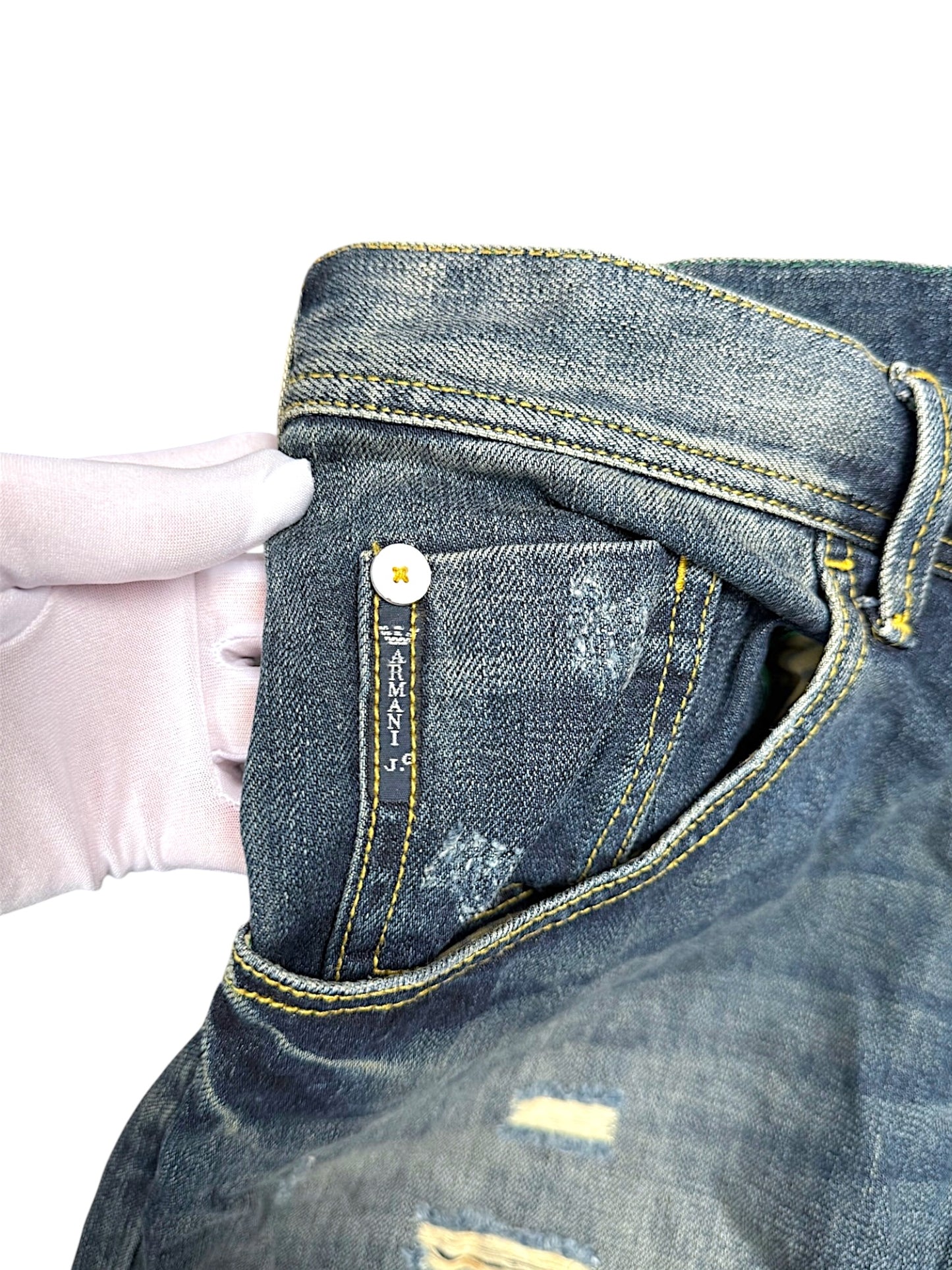 Vintage Armani straight leg Jeans (XL)