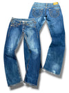 Vintage True Religion Y2K Low Waist Bootcut Damenjeans (M)
