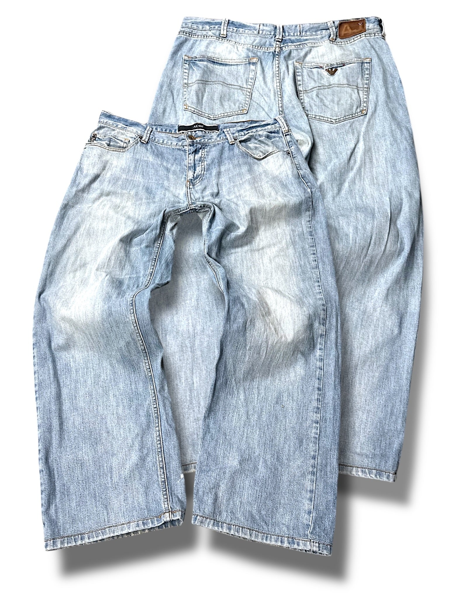Vintage Armani Y2K Baggy Jeans (M)