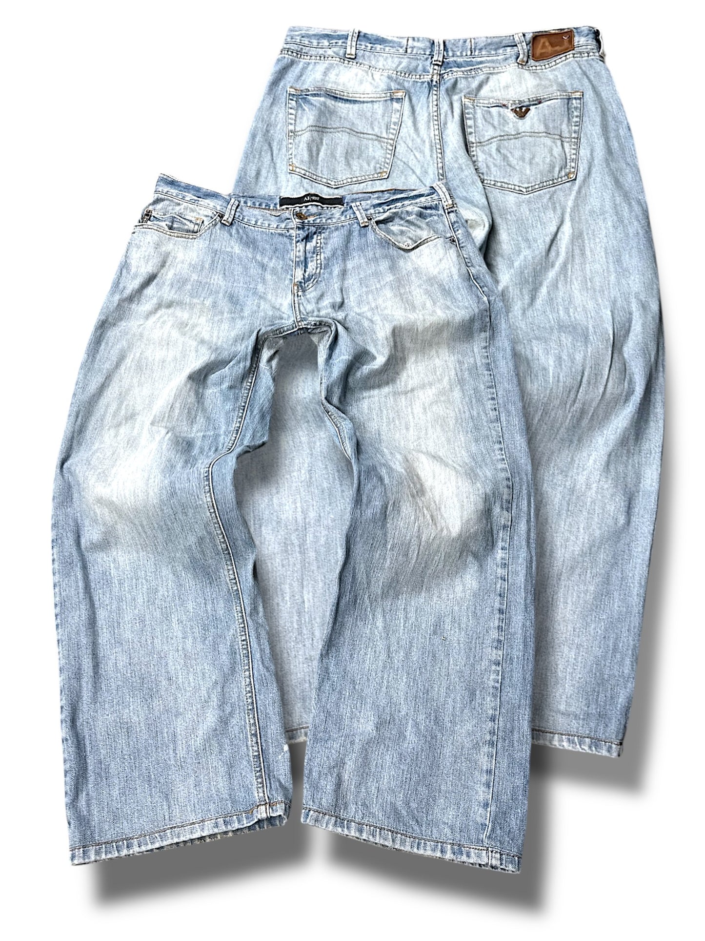 Vintage Armani Y2K Baggy Jeans (M)