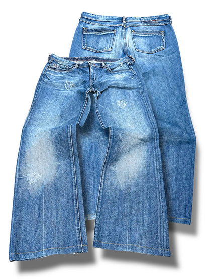 Vintage Diesel Low Waist Bootcut Damenjeans (S)