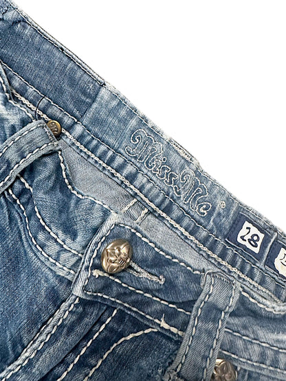 Vintage Miss Me Y2K Low Waist Bootcut / Flared Damenjeans (S)