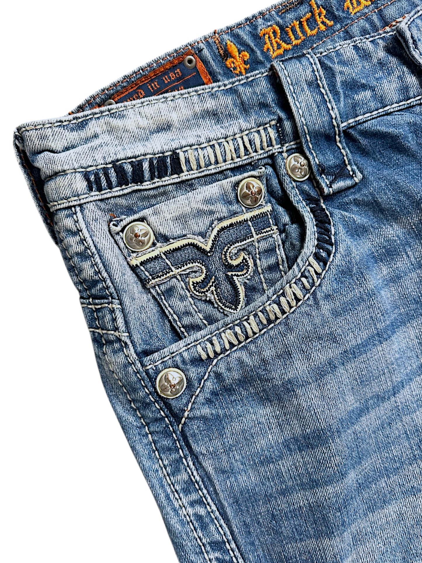 Vintage Rock Revival y2k Jeans (M)