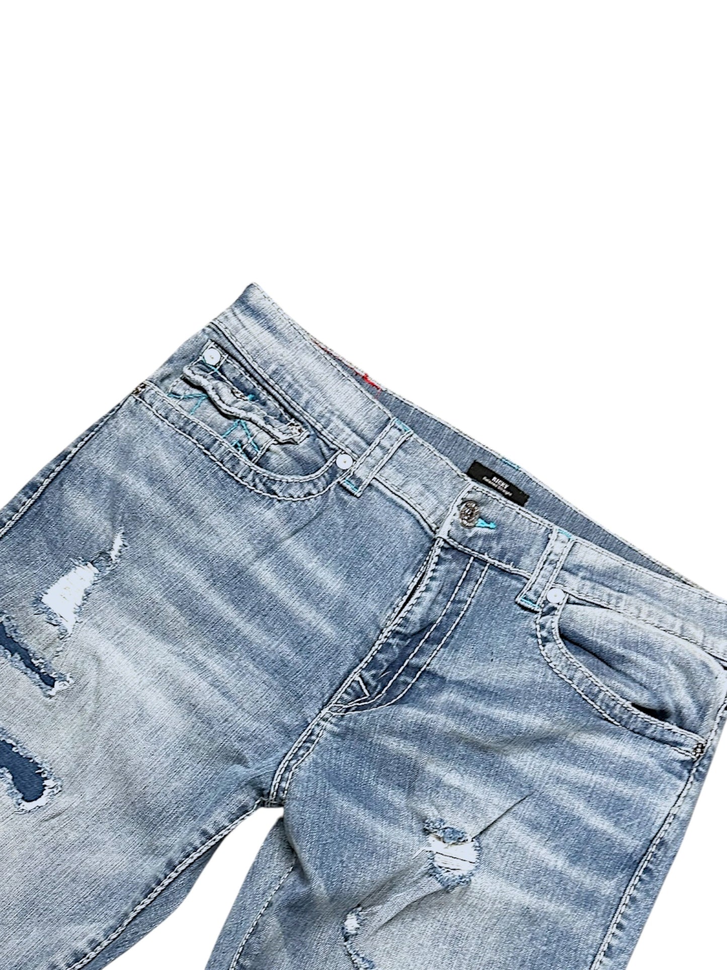 Vintage Y2K True Religion Straight Leg Jeans (XL)