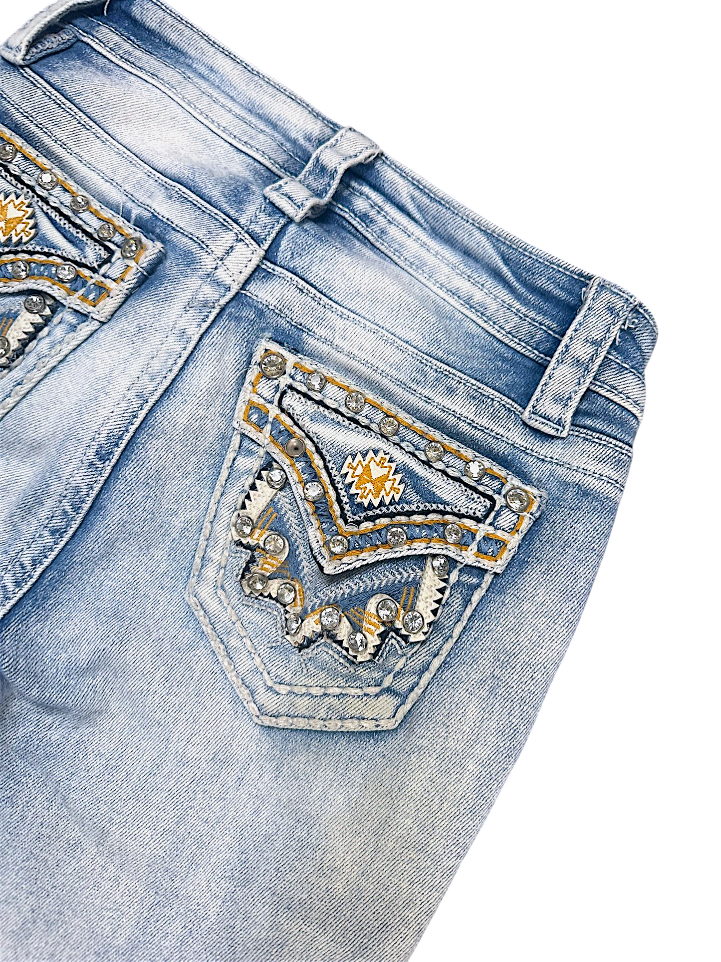 Vintage Fire & Rain Y2K Low Waist Bootcut Damenjeans (XS)
