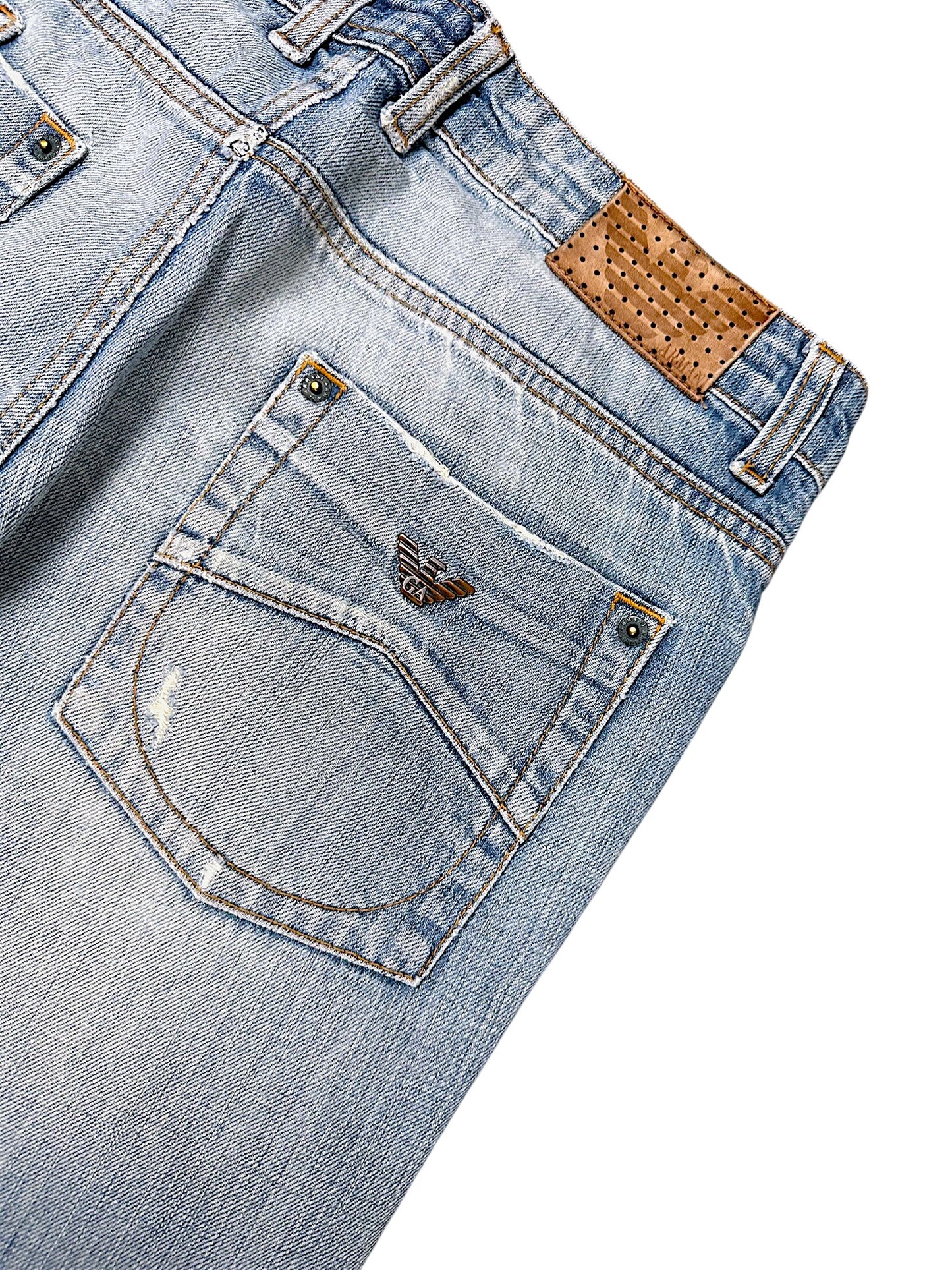 Vintage Armani Y2K Straight Leg Damenjeans (S)