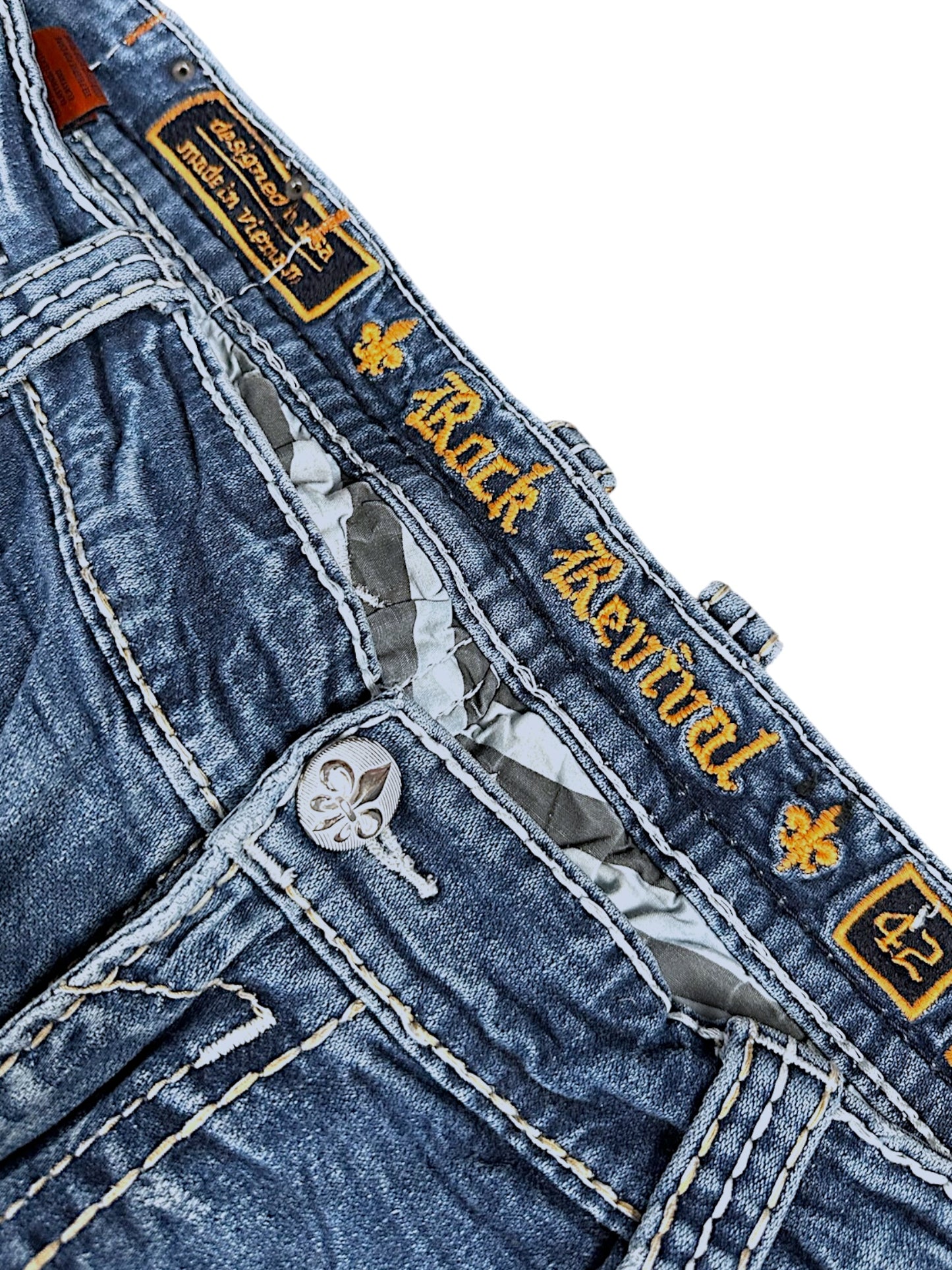 Vintage Rock Revival Baggy Jeans (XL)