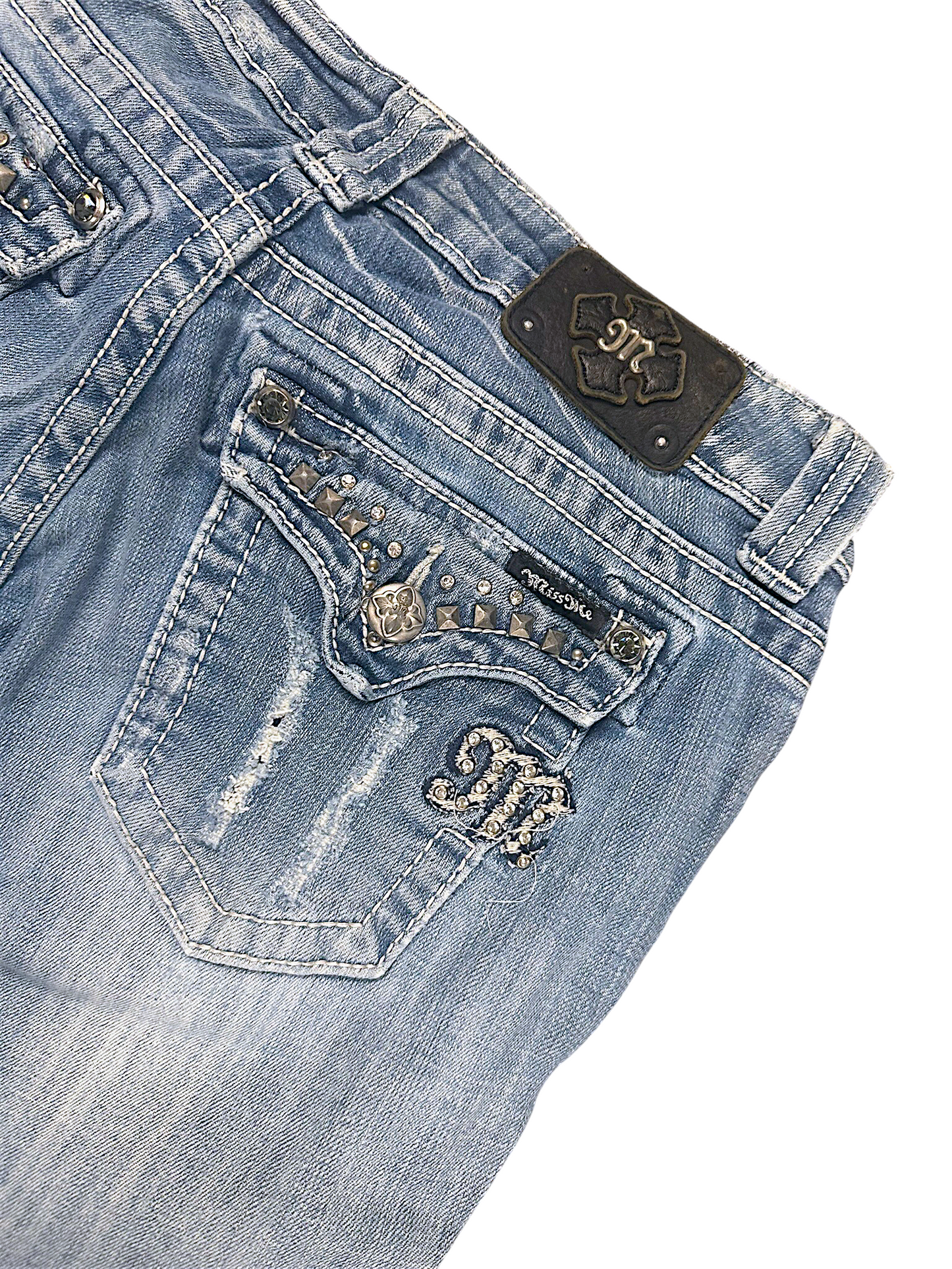 Vintage Miss Me Y2K  Bootcut / Flared Damenjeans (M)