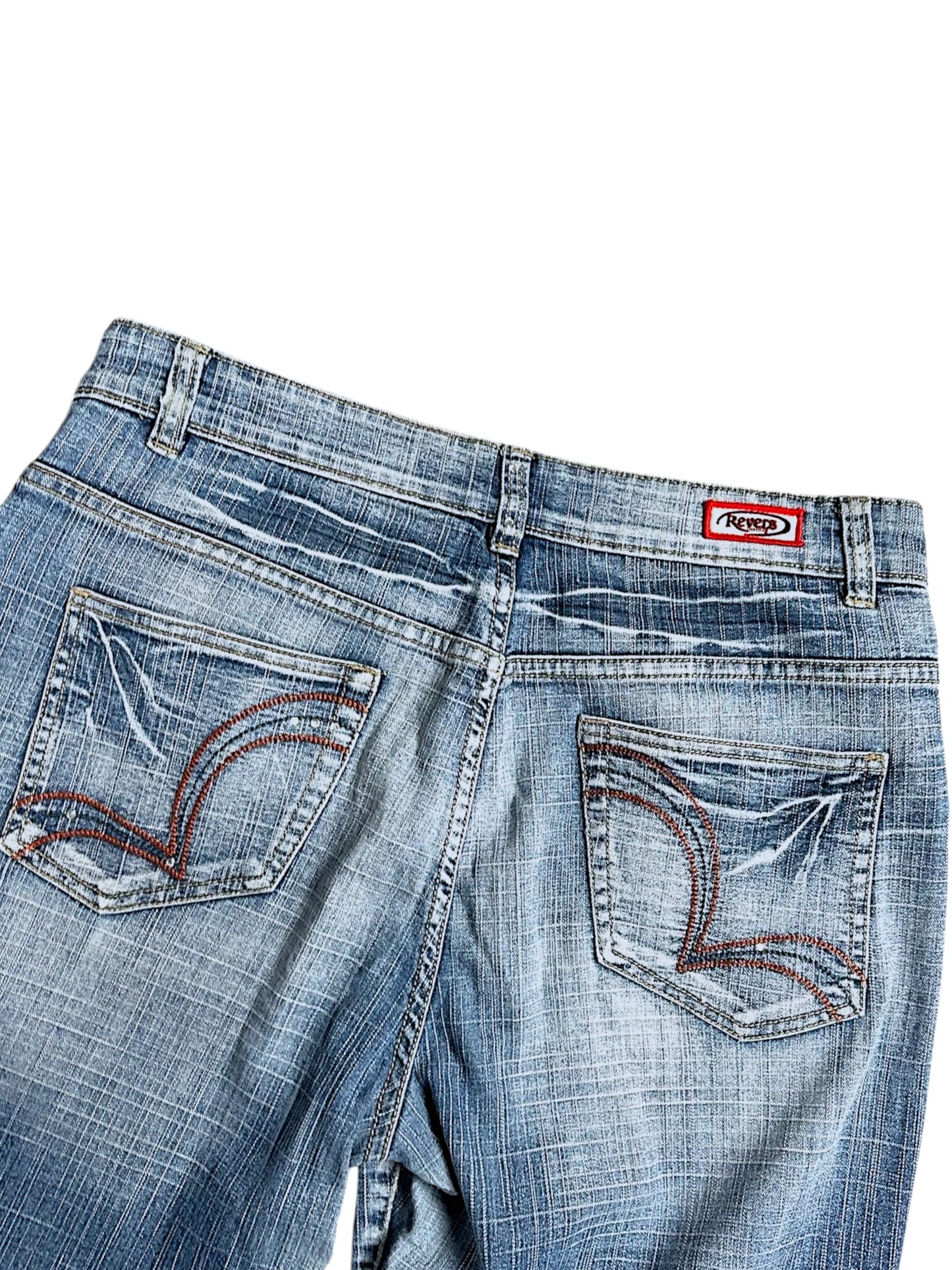 Vintage Revers Y2K Low Waist Bootcut / Flared Damenjeans (M)